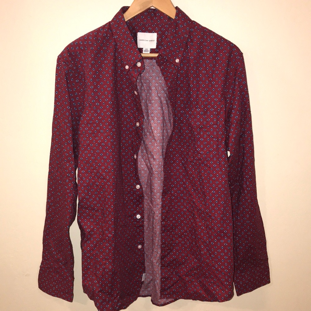 American Eagle longsleeve casual dress shirt large